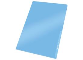 Insteekmap L-model Leitz Premium lasnaad copy safe 0.15mm PVC A4 blauw 100 stuks