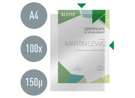 Insteekmap L-model Leitz Premium copy safe 0.15mm PVC A4 glashelder 100 stuks