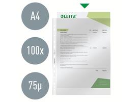 Showtas Leitz Premium standaard copy safe 0.08mm PP A4 transparant 100 stuks