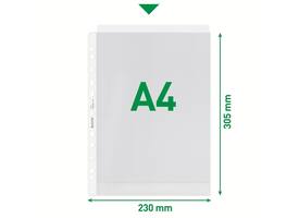 Showtas Leitz Premium copy safe 0.13mm PP A4 100 stuks