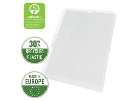 Showtas Leitz Premium links open 0.13mm PP A4 transparant 100 stuks