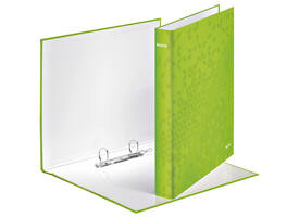 Ringband Leitz WOW A4 maxi 2-rings D-mechaniek 25mm groen
