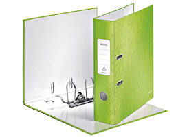 Ordner Leitz Wow 180° gelamineerd 80mm A4 groen
