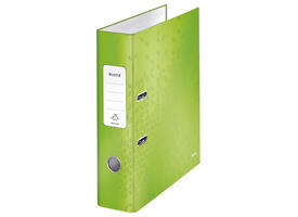 Ordner Leitz Wow 180° gelamineerd 80mm A4 groen