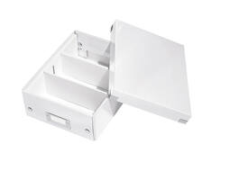 Sorteerbox Leitz WOW Click & Store 220x100x282mm gerecycled karton wit