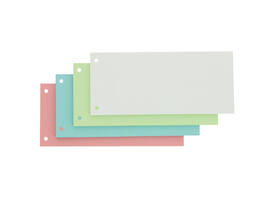 Scheidingsstrook Oxford smal 240x105mm 190gr assorti 100 stuks