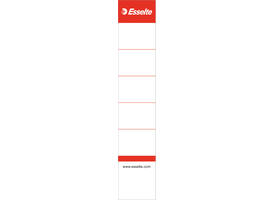 Rugetiket Esselte smal 30x158mm wit 100 stuks