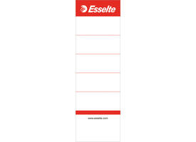 Rugetiket Esselte breed 50x158mm karton wit 100 stuks
