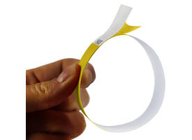 Polsband Combicraft Tyvek geel 100 stuks