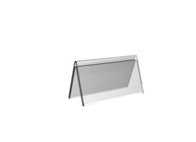 Tafelnaambord Europel V-standaard 70x150mm acryl
