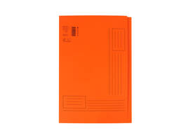 Vouwmap Quantore Folio ongelijke zijde 250gr oranje
