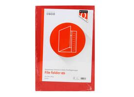 Dossiermap Quantore folio 250gr rood
