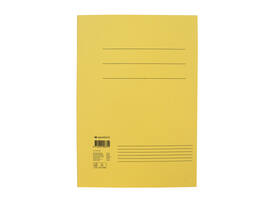 Dossiermap Quantore folio 250gr geel