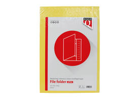 Dossiermap Quantore folio 250gr geel
