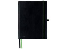 Notitieboek Leitz Complete 187x242mm lijn 160 pagina's 100gr zwart