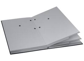 Vloeiboek Esselte 6210 karton 20 tabbladen zwart