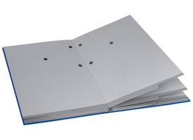 Vloeiboek Esselte karton 20 tabbladen blauw