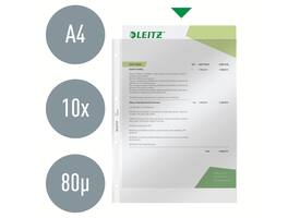Showtas Leitz Premium standaard copy safe 0.09mm 4-gaats PVC A4 glashelder 100 stuks