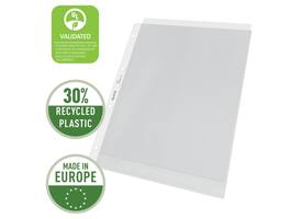 Showtas Leitz Premium copy safe 0.12mm 4-gaats PP A4 transparant 100 stuks