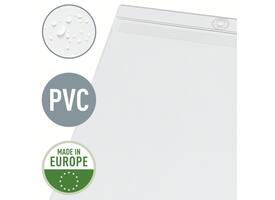 Insteekmap U-model Leitz Premium met ophangoog 0.20mm PVC A4 transparant 50 stuks