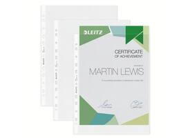 Showtas Leitz Premium 0.10mm PP A4 transparant 100 stuks