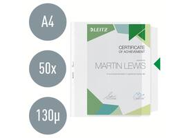 Showtas Leitz Premium met klep copy safe 0.13mm PP A4 transparant 50 stuks