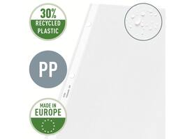 Showtas Leitz Premium met klep copy safe 0.13mm PP A4 transparant 50 stuks