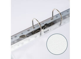 Harmonica showtas Leitz Premium 0.17mm metalen perforatiestrip copy safe A4 glashelder 3 stuks