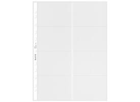 Showtas Leitz Premium voor visitekaartjes copy safe PP A4 glashelder 10 stuks