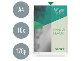 Showtas Leitz Premium copy safe 0.17mm PVC Expansievouw glashelder 10 stuks