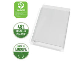Showtas Leitz Premium copy safe 0.17mm PVC Expansievouw glashelder 10 stuks
