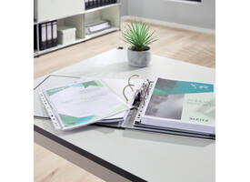 Showtas Leitz Premium copy safe 0.17mm PVC Expansievouw glashelder 10 stuks