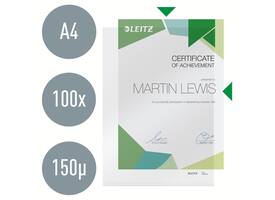 Insteekmap L-model Leitz Premium copy safe 0.15mm PVC A4 transparant 100 stuks