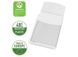 Harmonica showtas Leitz Premium met klep 0.17mm PVC A4 5 stuks
