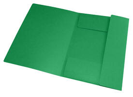 Elastomap Oxford Top File+ A4 3 kleppen 390gr groen