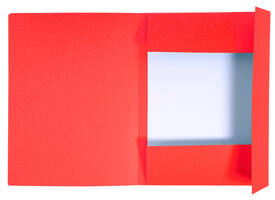 Dossiermap Exacompta Forever A4 3 kleppen 280gr rood