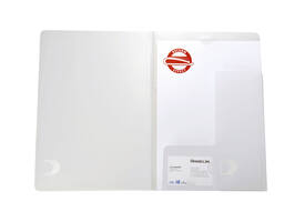 Offertemap Oxford A4 met insteektas 2 kleppen 0,5mm PP transparant