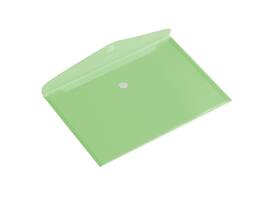 Enveloptas Europel A5 250x180mm dwars transparant groen