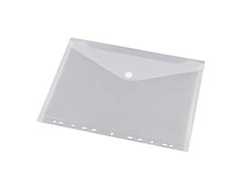 Enveloptas Europel A4 240x310mm 11-gaats PP transparant wit