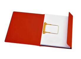 Clipmap Secolor A4 100% gerecycled karton 250gr rood verpakt per 50 stuks