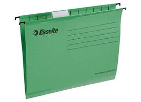 Hangmap Esselte Classic A4 V-bodem 345x240mm groen
