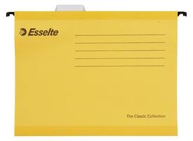 Hangmap Esselte Classic A4 V-bodem 345x240mm geel
