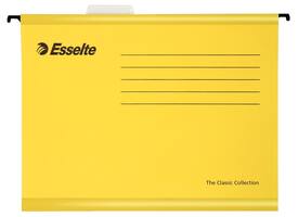Hangmap Esselte Classic folio V-bodem  382x240mm geel