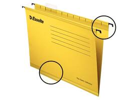 Hangmap Esselte Classic folio V-bodem  382x240mm geel