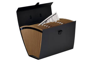 Sorteerkoffer Bankers Box Handifile 19-vaks zwart