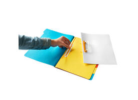 Sorteermap Secolor sixtab 6 tabbladen 100% gerecycled karton 250 gr blauw