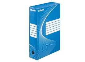 Archiefdoos Esselte Boxycolor 80mm 352x250mm blauw