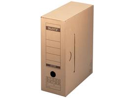Archiefdoos met deksel Leitz Premium 120x275x325mm natuurbruin
