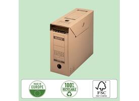 Archiefdoos met deksel Leitz Premium 120x275x325mm natuurbruin