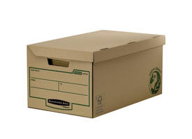 Opbergdoos Bankers Box Earth flip top bruin